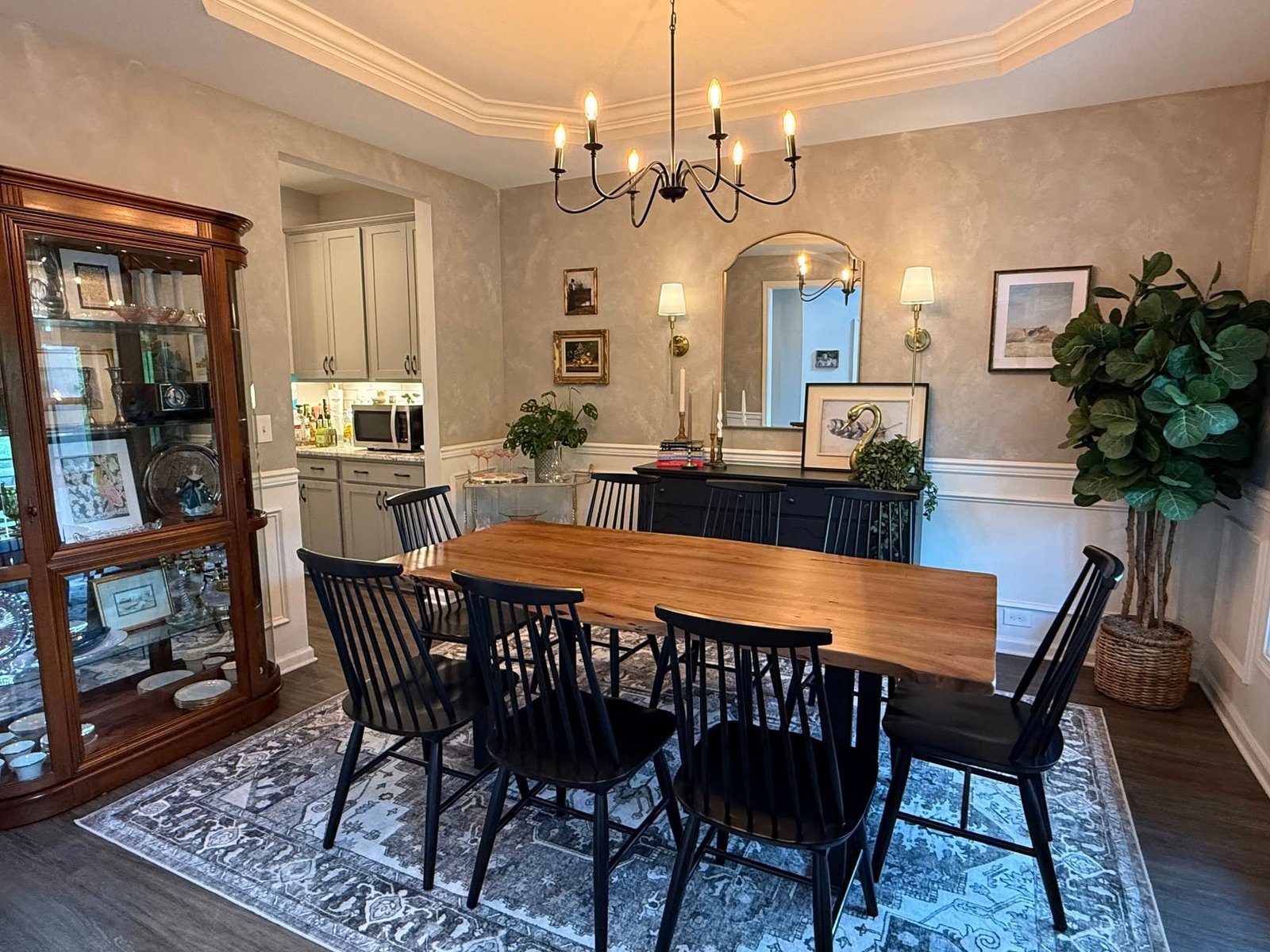 Purple marble texture background